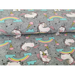 REST 30cm Jersey - Frl. von Julie Einhorn grau